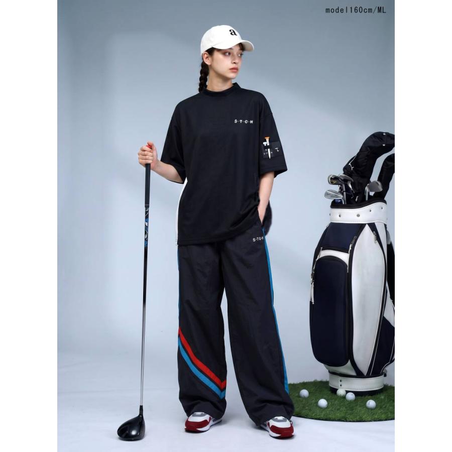 ANTIQUA GOLF × STCH　ブラック　ML antiqua（アンティカ） ANTIQUA GOLF×STCH プルオーバー レディース
