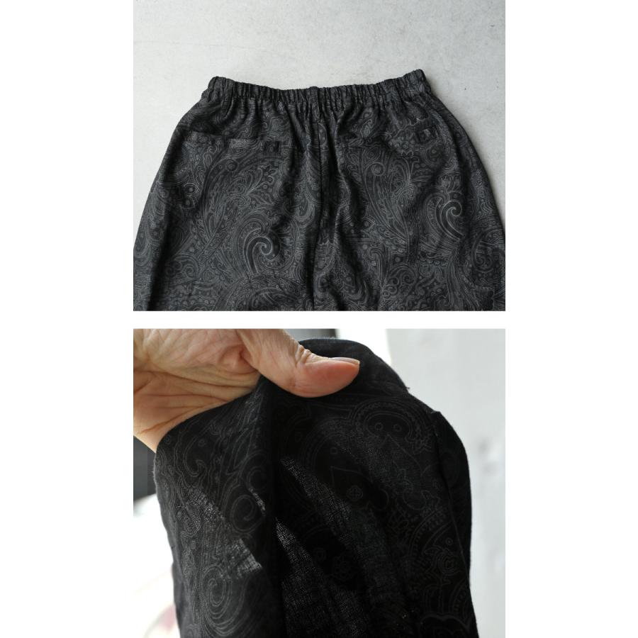 antiqua リネンパンツ パンツ メンズ ペイズリー柄 柄 送料無料