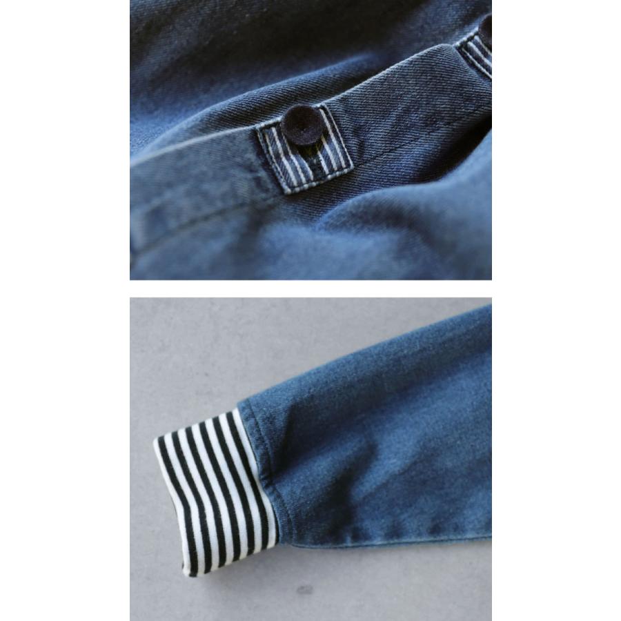 antiqua フード付きデニムジャケット ジャケット レディース