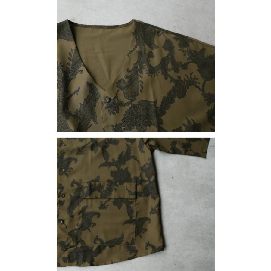 antiqua（アンティカ） ノーカラージャケット レディース ペイズリー柄