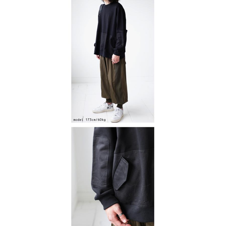 antiqua（アンティカ） 異素材切替えトップス トレーナー メンズ