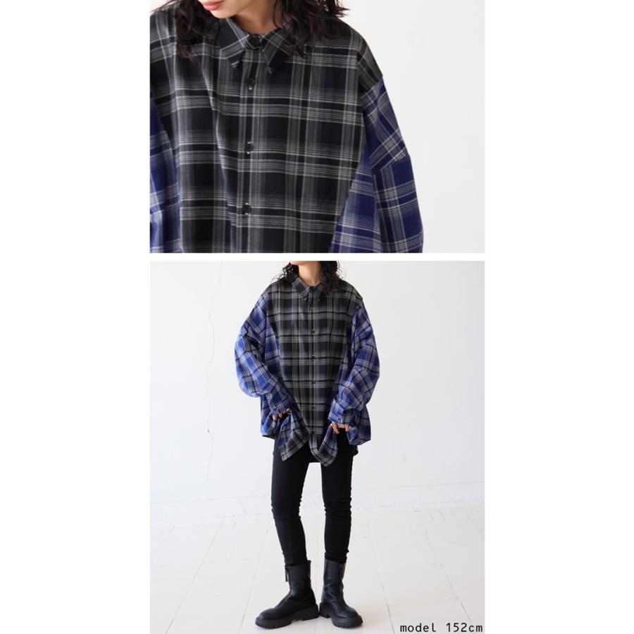 antiqua（アンティカ） シャツ レディース トップス 長袖 チェック柄