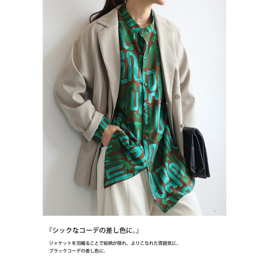 antiqua アート柄シャツ シャツ レディース トップス 長袖 送料 antiqua アート柄シャツ シャツ レディース トップス 長袖 送料