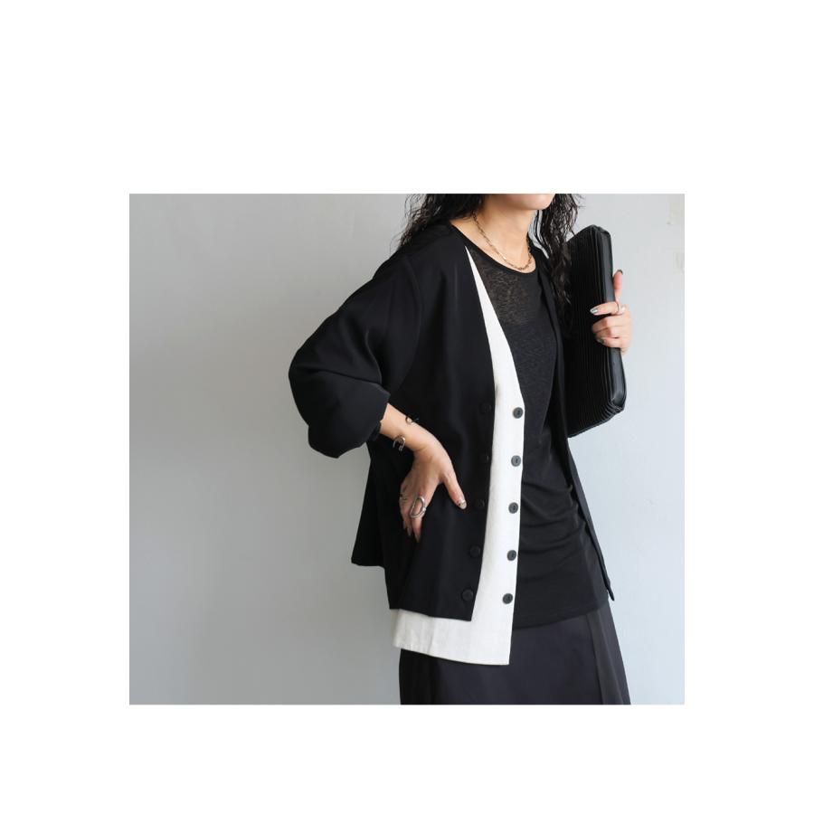 2WAYアシメジャケット レディース ジャケット 長袖 送料無料 ・メール便不可 | antiqua | 08