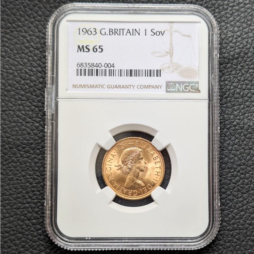 金貨 鑑定 1963年 イギリス ヤングヤングエリザベス 1ソブリン金貨 1SOV ロイヤルミント 鑑定 NGC MS65 ゴールドコイン アンティークコイン｜antique-nara｜02