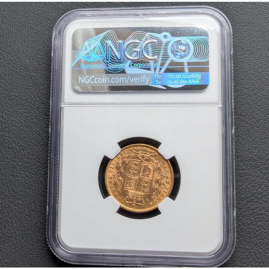 金貨鑑定 1871年 イギリス ヴィクトリア女王 シールド 1sov ソブリン