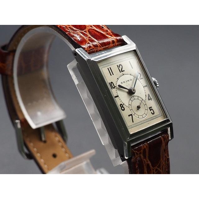 SEIKO 精工舎 セイコー ネーション スモセコ 角型 昭和初期 SEIKO 精工舎 セイコー ネーション スモセコ 角型 昭和初期