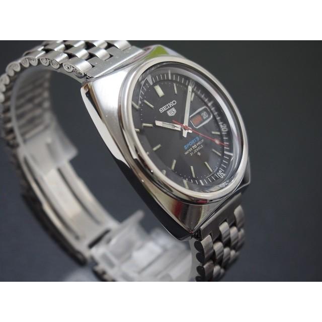 SEIKO（セイコー） 5 SPORTS ファイブ スポーツ 21石 ブラック 昭和