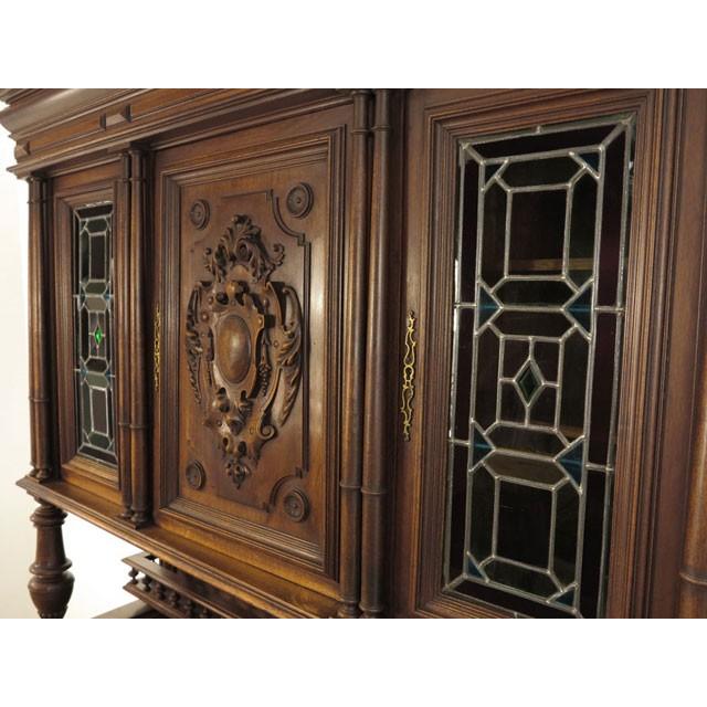 アンティーク キャビネット 貫録の佇まい1880年頃フランスアンティークキャビネット 20299