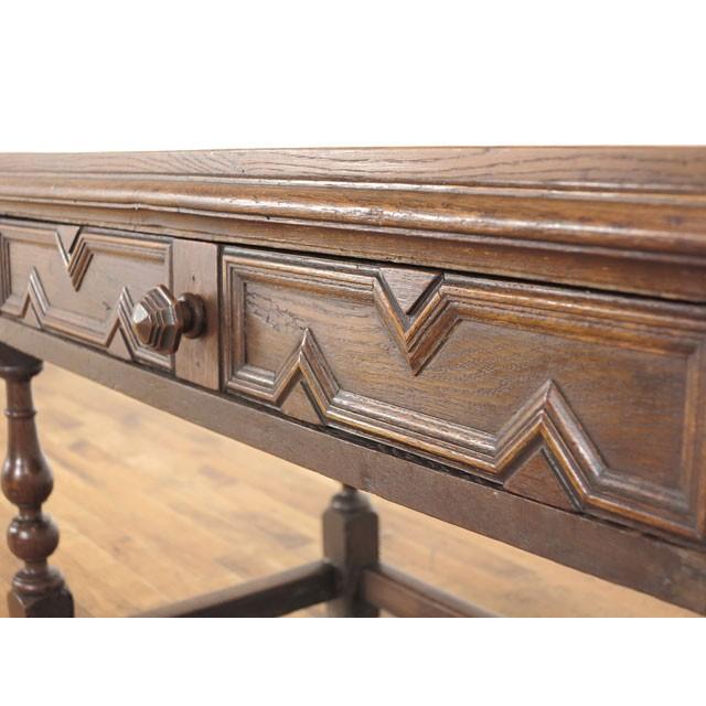 引出し付きコーヒーテーブル ウッドトップ 厚みのある天板 ロー