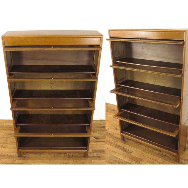 スタッキングブックケース シャツケース イギリスアンティーク 1930