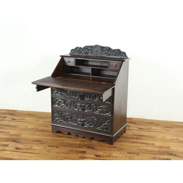 1880年頃 イギリス アンティーク家具 ライティングビューロー