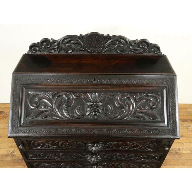 1880年頃 イギリス アンティーク家具 ライティングビューロー