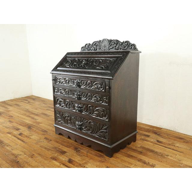 1880年頃 イギリス アンティーク家具 ライティングビューロー