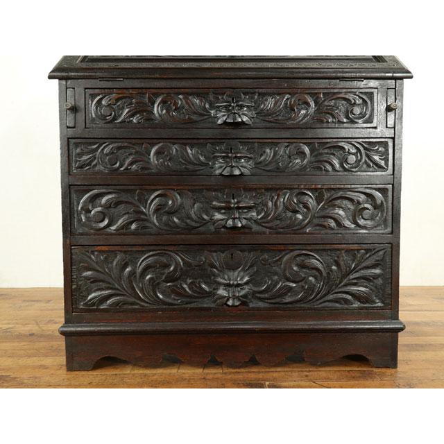 1880年頃 イギリス アンティーク家具 ライティングビューロー