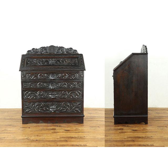 1880年頃 イギリス アンティーク家具 ライティングビューロー