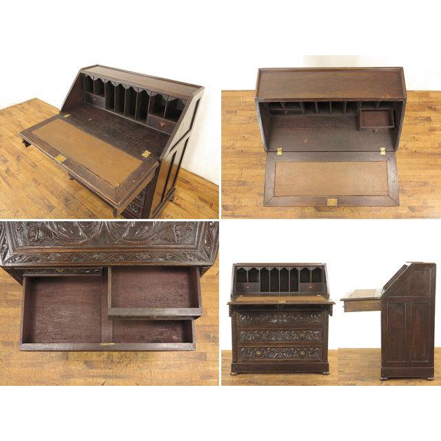 1880年頃 ライティングビューロー イギリスアンティーク家具