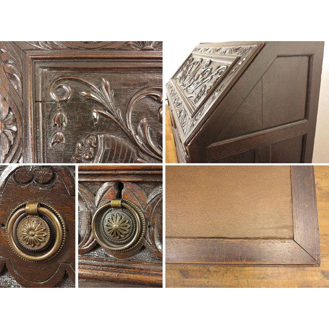 1880年頃 ライティングビューロー イギリスアンティーク家具