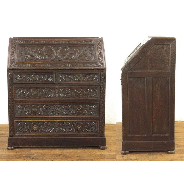 1880年頃 ライティングビューロー イギリスアンティーク家具