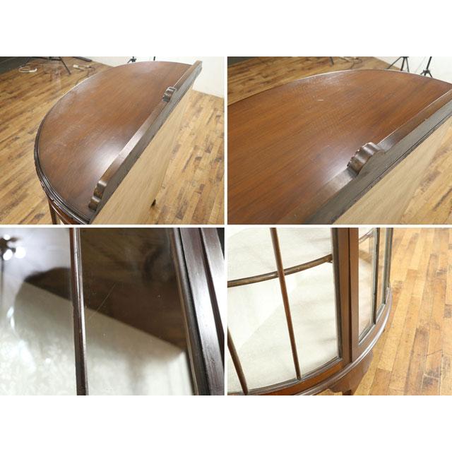 クロス張替済ショーケース ハーフムーン ボールアンドクロウフット