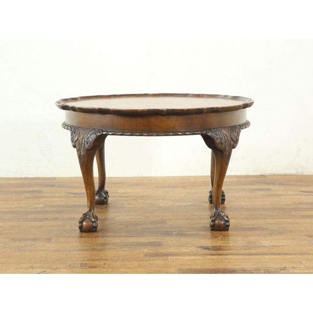 【アメリカンヴィンテージ家具】クロウ＆ボール脚 コーヒーテーブル アメリカンヴィンテージ家具】クロウ＆ボール脚 コーヒーテーブル