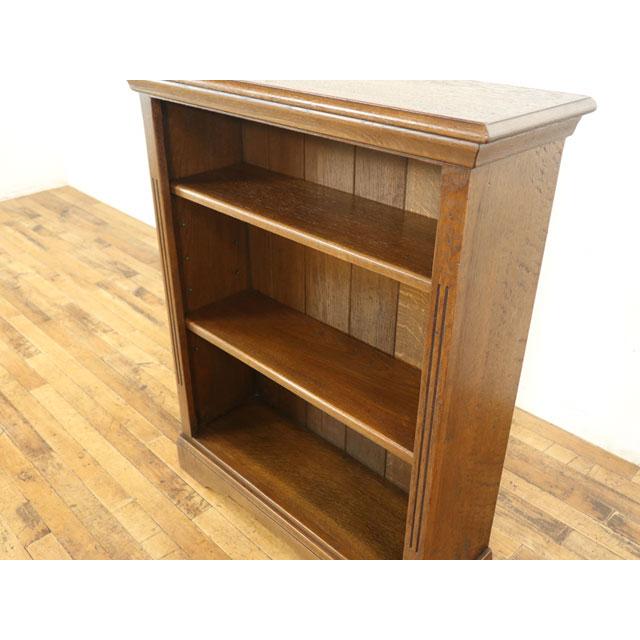 幅77.5×奥27×高95.5cm オープンブックケース 背板までもしっかりとした