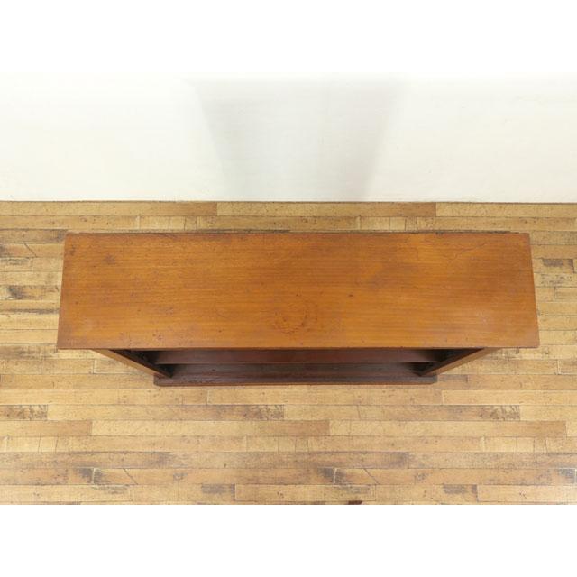 幅108.5×奥27.5×高110cm オープンブックケース 見せる収納 横長の