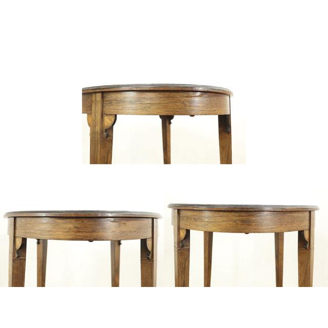 サイドテーブル 大きめサイズ 楕円形タイプ すっきり上品 おしゃれ