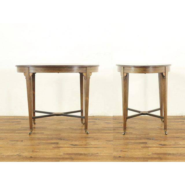 サイドテーブル 大きめサイズ 楕円形タイプ すっきり上品 おしゃれ