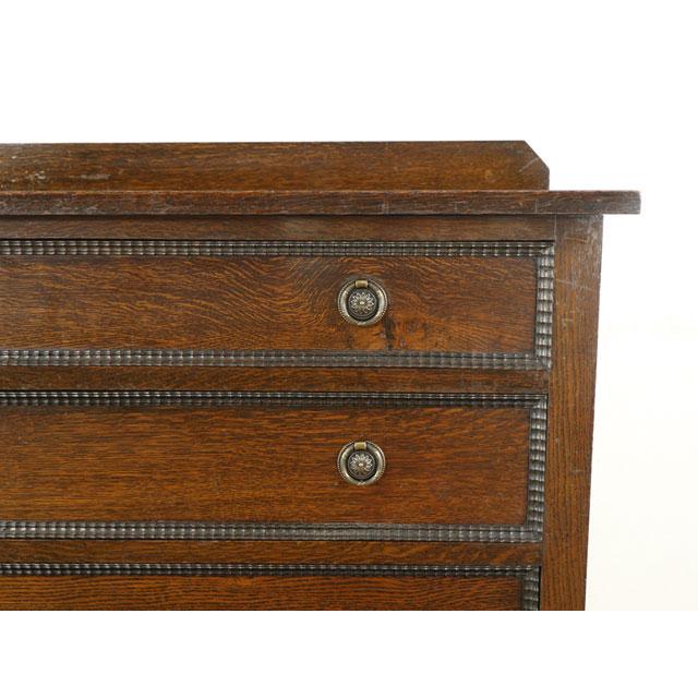 アンティーク チェスト 引き出し4段 美しい杢目 ツイストレッグ 収納