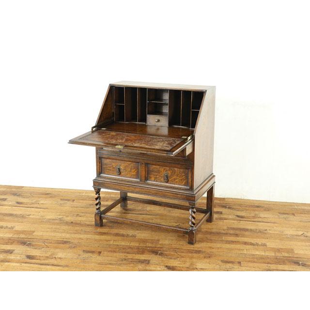 ライティングビューロー 美しい杢目も魅力 ツイストレッグ