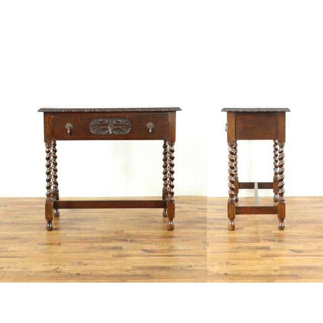 引き出し付きサイドテーブル 幅84.5×奥41.5×高75cm ツイスト