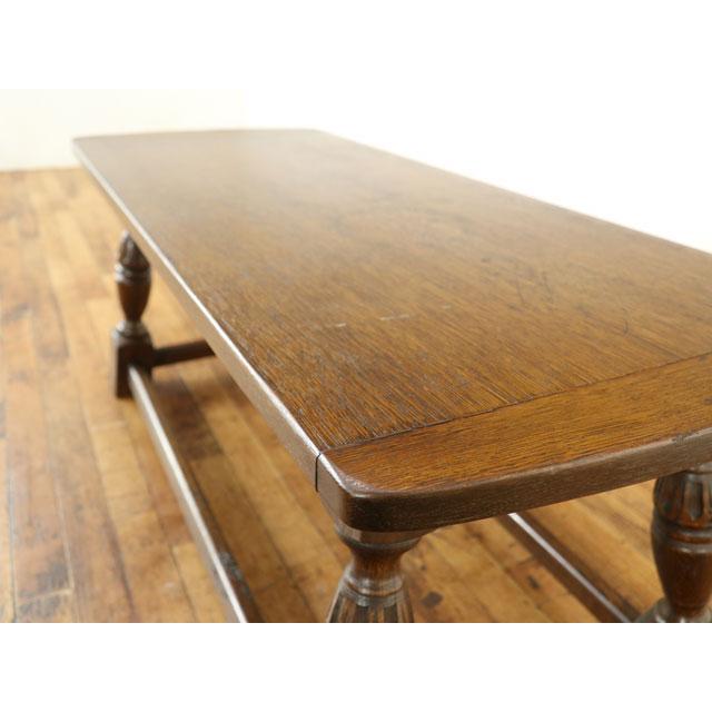 コーヒーテーブル 素朴でかわいい雰囲気 ウッドトップ 横長タイプ ロー