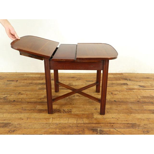 ポップアップテーブル 小さくてかわいいサイズ ドローリーフテーブル