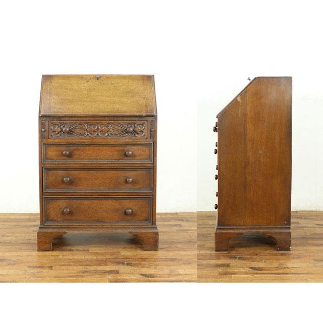 最終値下げ! 美品　イギリス　アンティーク　ライティングビューロー ライティングビューロー 小ぶり 引き出しが多いのも魅力 シンプル