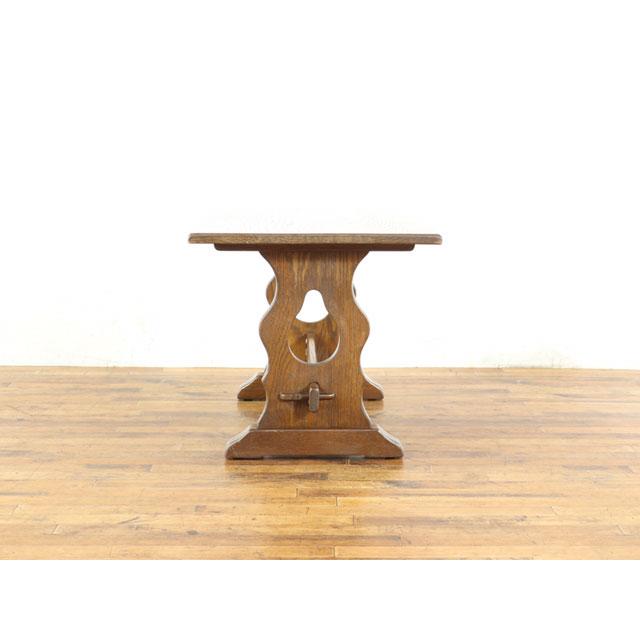 コーヒーテーブル 素朴でかわいい雰囲気 ウッドトップ 横長タイプ ロー