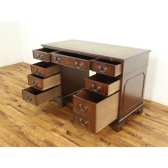 デスク 両袖タイプ 引出しが多く収納量も魅力 机 収納 書斎机 天板の