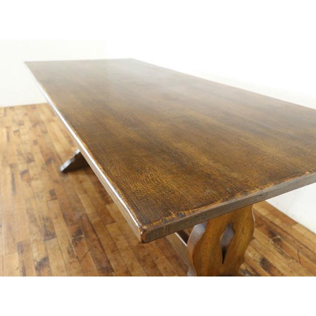 リフェクトリーテーブル 幅183×奥78.5×高74cm 横長サイズ 脚のデザイン