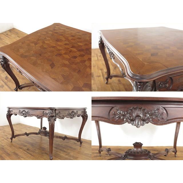 フランスアンティーク ダイニングテーブル フランスアンティーク 木製 ダイニングテーブル | Antiques Knock