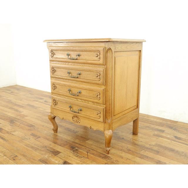 アンティーク調チェスト　猫脚　4段チェスト アンティークチェスト 猫脚スタイル 引き出し4段 小物収納 サイド