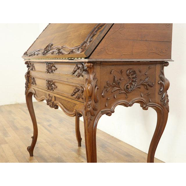 フランス 1920年頃 希少なライティングビューロー ロココ様式 書き物机