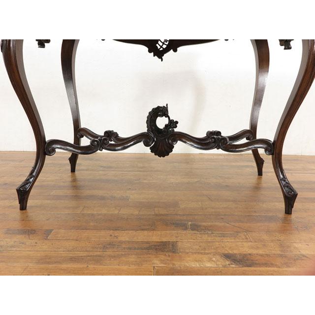 サイドテーブル ロココ様式の華麗なデザイン 美しい彫刻 テーブル