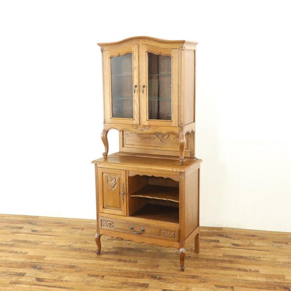 欲張りな構造のキャビネット 収納 ディスプレイ 猫脚 おしゃれ