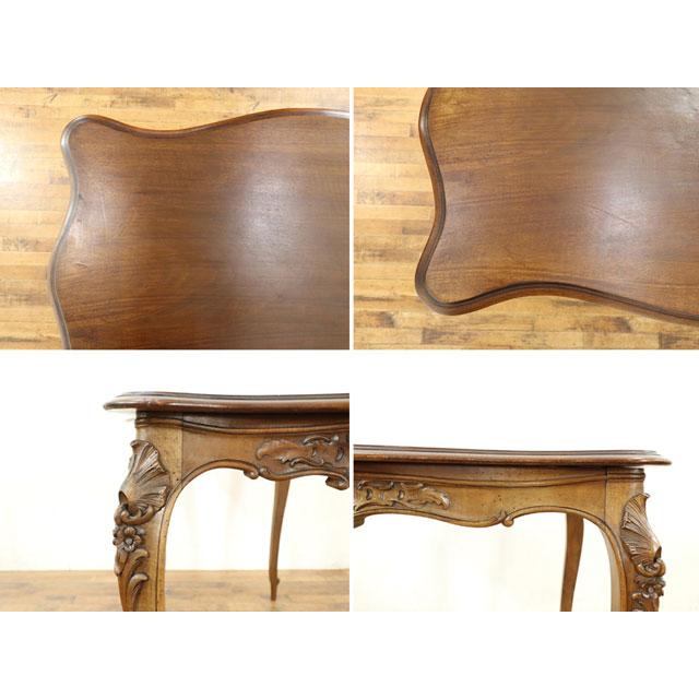 サイドテーブル ロココ様式の華麗なデザイン 美しい彫刻 テーブル