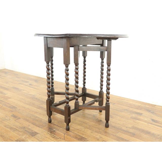 イギリス ヴィンテージ 折りたたみ ゲートレッグ テーブル