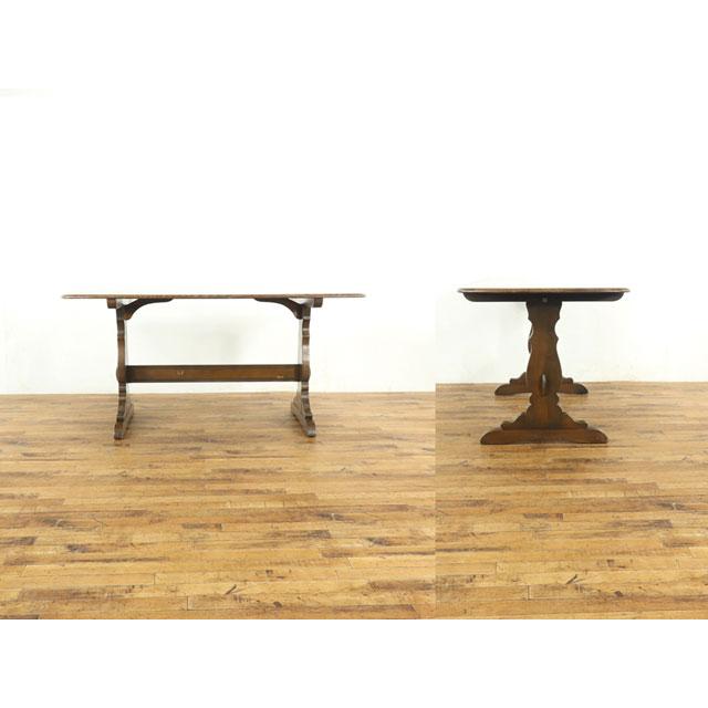 ERCOL リフェクトリーテーブル 幅153×奥77.5×高72cm 角丸で優し ERCOL リフェクトリーテーブル 幅153×奥77.5×高72cm 角丸で優し