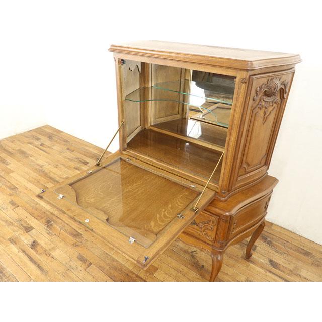 猫脚 扉 引き出し 木製 アンティーク 家具 キャビネット アンティーク風 クラシック サイドボード 120cm 収納 猫脚 木製