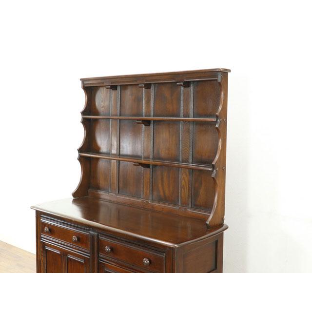人気のERCOL(アーコール) カップボード 幅123.5×奥50×高166cm 