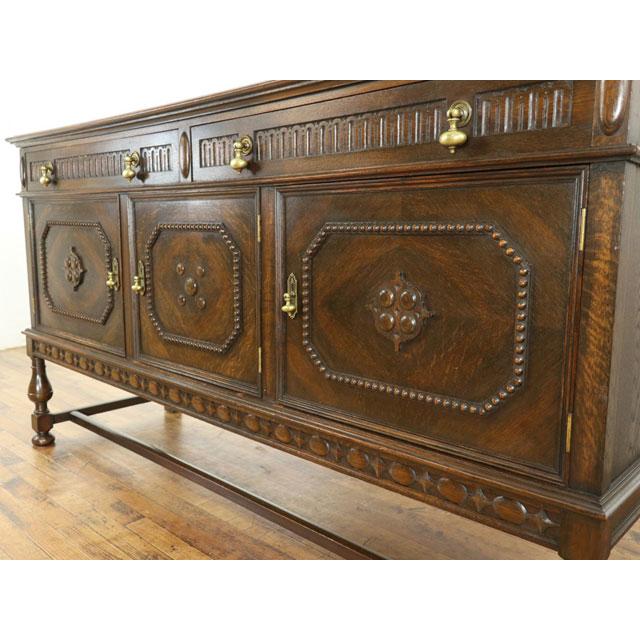 アンティーク サイドボード 幅183×奥61×高116cm 洗練されたデザイン