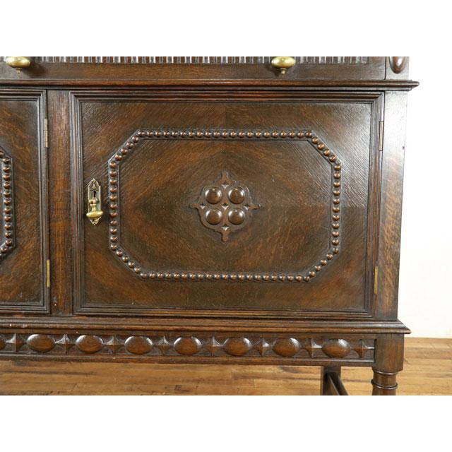 アンティーク サイドボード 幅183×奥61×高116cm 洗練されたデザイン